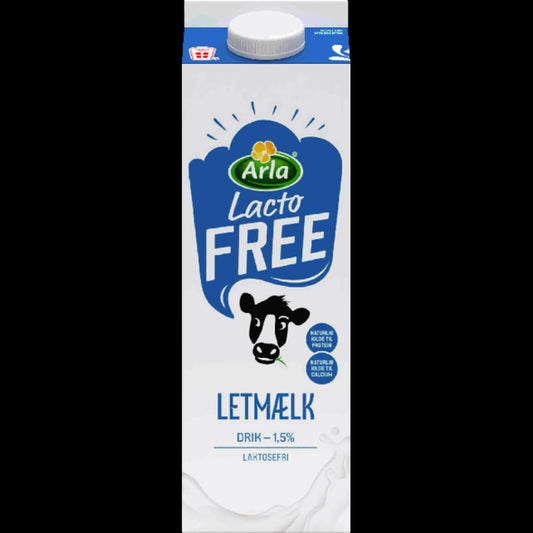 1128 Laktosefri letmælk 1/1 1,5%