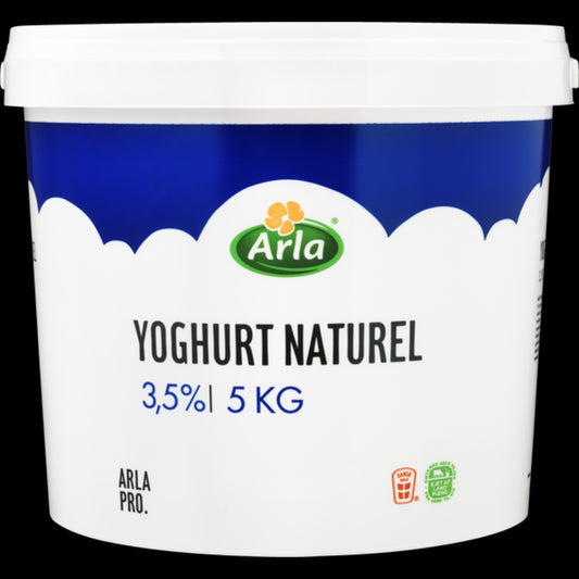 1387 Yoghurt naturel i sp 3,5% 5 ltr.