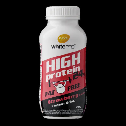 3940 White Pro Drik Strawberry 220ml