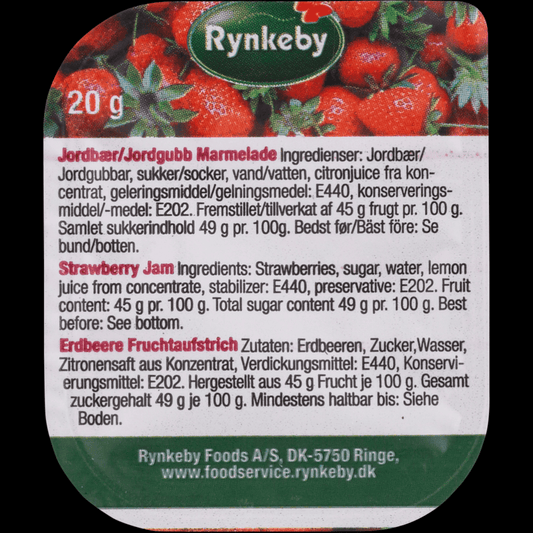 4371 Marmelade Jordbær 20g