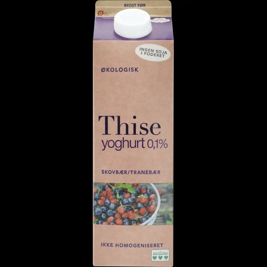 50314 ØKO Thise 0,1% yoghurt skovbær/tranebær