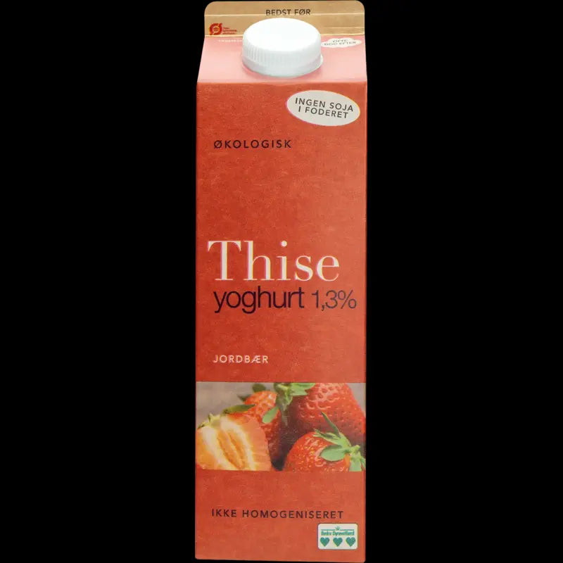 50325 ØKO Thise 1,5% yoghurt jordbær