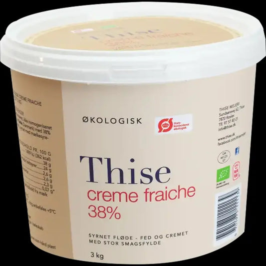50434 ØKO Thise creme fraiche 38% 3 kg