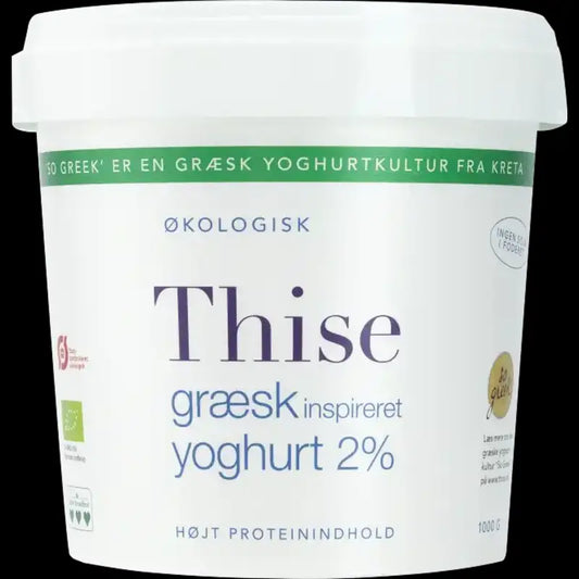50897 ØKO Thise drænet yoghurt 2% 1 kg