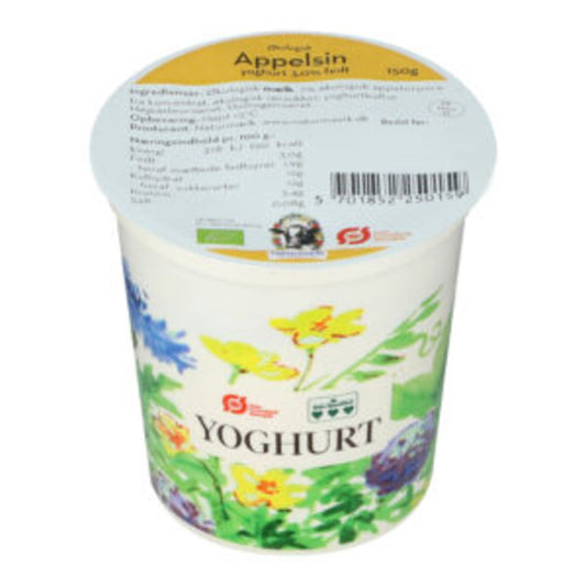 7735 ØKO Naturmælk Yoghurt appelsin 150 ml.