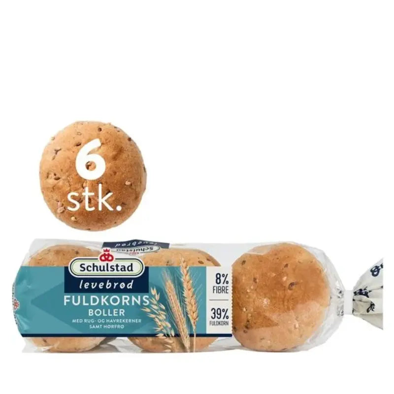 9130 LB Fuldkornsboller 6 stk