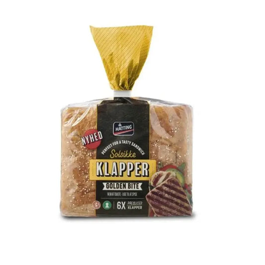 9140 Hatting golden  sandwich klapper 6 stk