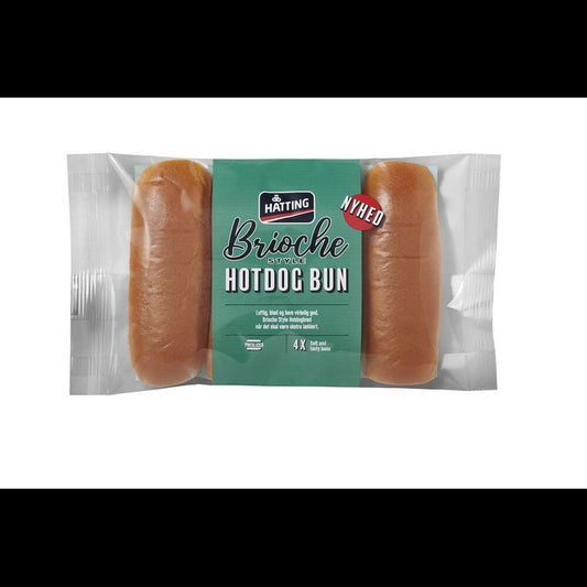 9158 Hatting Brioche Hotdogbrød  stk 250g