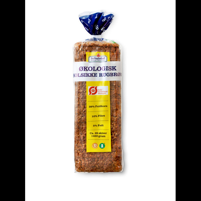 9185 ØKO. Catering Solsikke rugbrød 28 skv.